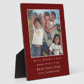 Proud-eigenaars van de beste vader-ooit-foto's Bur Fotoplaat (Zijkant)