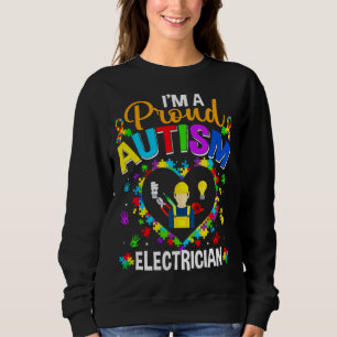 Proud Electricia Autisme Awareness Love Autistic M Trui