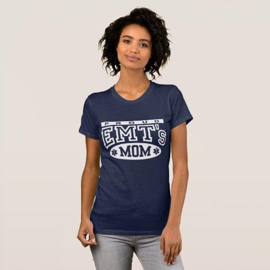 Proud EMT's moeder T-shirt (Voorkant volledig)
