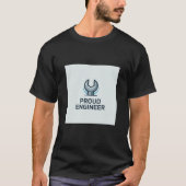 Proud Engineer – Minimal Engineering Design T-shirt (Voorkant)