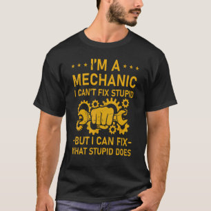 Proud Engineer Squad Ik ben Mechanic I can be fix  T-shirt