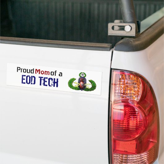 Proud, EOD Tech, EOD mama Bumpersticker (Op Truck)