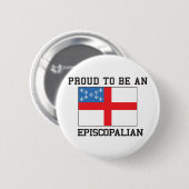 Proud Episcopalian Ronde Button 5,7 Cm (Voorkant /achterkant)