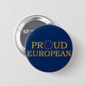 Proud European Ronde Button 5,7 Cm (Voorkant /achterkant)