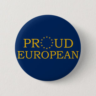 Proud European Ronde Button 5,7 Cm