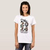 Proud Family of 2024 Afstuderen fotocollage T-shirt (Voorkant volledig)