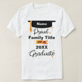 Proud Family Senior 2025 Gepersonaliseerde naam T-shirt