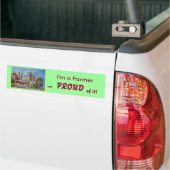 Proud Farmer Bumpersticker (Op Truck)