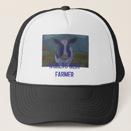 Proud Farmer Dairy Cow Trucker Pet (Voorkant)