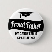 Proud Father - Afstuderen Button (Voorkant)