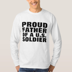 PROUD FATHER (DAD) NAAR EEN SOLDIER T-Shirts VAN D