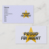 Proud Fbi Agent Visitekaartje (Voorkant / Achterkant)