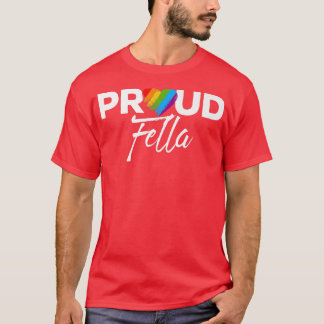 Proud Fella Gay Pride Month LGBTQ T-shirt
