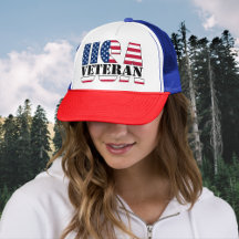 Proud Female Veteran Patriotic Baseball Cap Hat