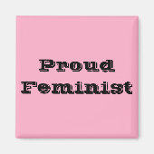 Proud Feminist Magneet (Voorkant)