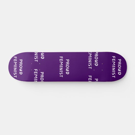 Proud Feminist Persoonlijk Skateboard (Horizontaal)