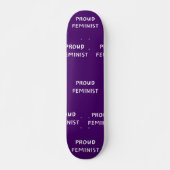 Proud Feminist Persoonlijk Skateboard (Voorkant)