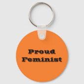 Proud Feminist Sleutelhanger (Voorkant)