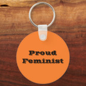 Proud Feminist Sleutelhanger (Voorkant)