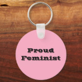 Proud Feminist Sleutelhanger (Voorkant)
