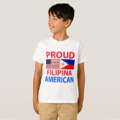 Proud Filipina American T-shirt (Voorkant volledig)