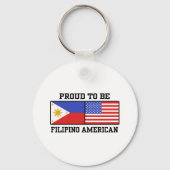 Proud Filipino American Sleutelhanger (Voorkant)