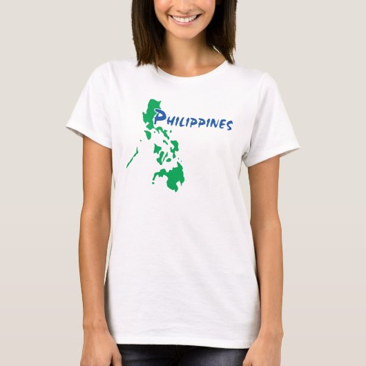 Proud Filipino Filippijnen Design T-Shirt (Voorkant)
