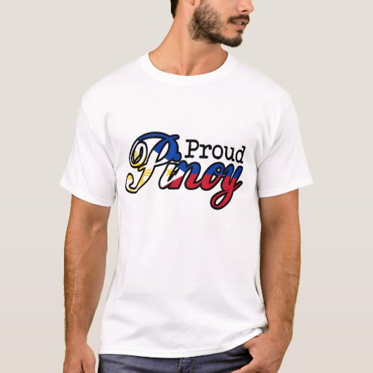 Proud Filipino Pinoy T-shirt (Voorkant)