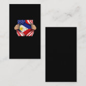 Proud Filipino Roots American Filippijnse vlag Visitekaartje (Voorkant / Achterkant)