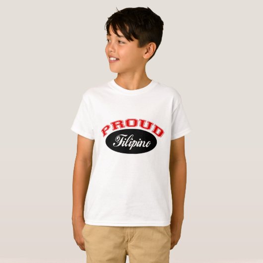 Proud Filipino T-shirt (Voorkant volledig)