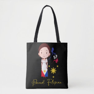 Proud Filippijnen Woman Filipina Pide Pinay Girl Tote Bag