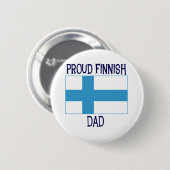 Proud Finse vader Ronde Button 5,7 Cm (Voorkant /achterkant)
