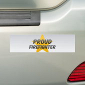 Proud Firefighter Bumpersticker (Op auto)