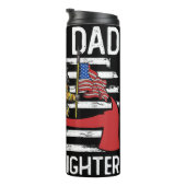 Proud Firefighter Dad Design Thermosbeker (Geroteerd rechts)