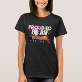 Proud firefighter Profession career worker working T-shirt (Voorkant)