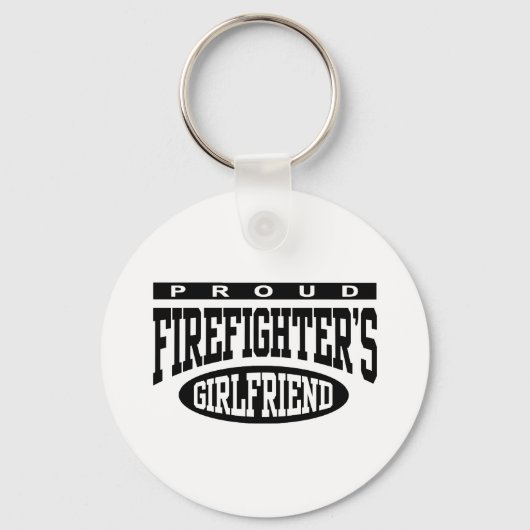 Proud Firefighter's Vriendin Sleutelhanger (Voorkant)