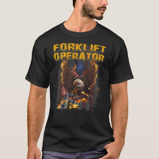 Proud Forklift Operator T-shirt (Voorkant)