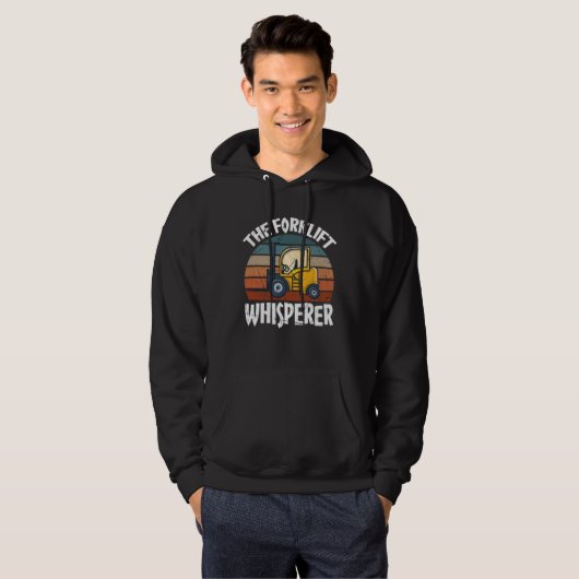 Proud Forklift Operator Warehouse Forklift Driver Hoodie (Voorkant volledig)