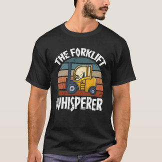 Proud Forklift Operator Warehouse Forklift Driver T-shirt