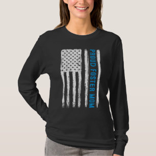 Proud Foster Mam Ouder Gezinsadoptiedag Foster T-shirt