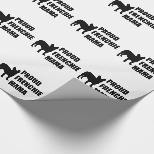 Proud Frenchie Mama Cadeaupapier (Hoek)