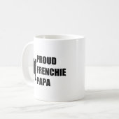 Proud Frenchie Papa Koffiemok (Voorkant links)