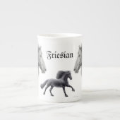 Proud Friesian Horse Bone China Mok (Voorkant)