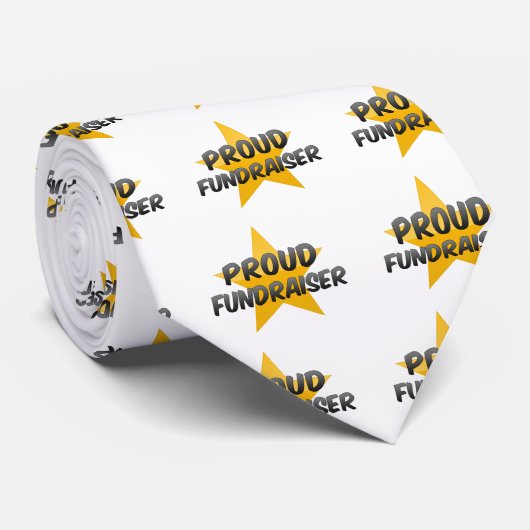 Proud Fundraiser Stropdas (Opgerold)