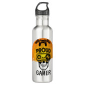 PROUD GAMER - HALLOWEEN GAMNERD NERD WATERFLES (Voorkant)