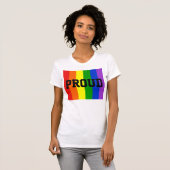 Proud Gay Rainbow Shirt (Voorkant volledig)