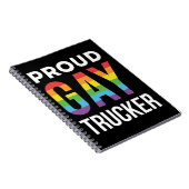 Proud Gay Trucker Notitieboek (Rechterzijde)