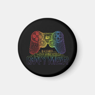Proud Gaymer, Gay Pride Gaming Magneet