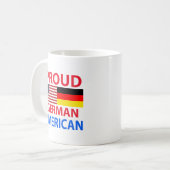Proud German American Koffiemok (Voorkant links)