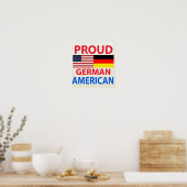 Proud German American Poster (Keuken)